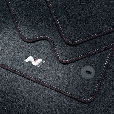 Genuine Floor Mats - Hyundai I20 - Velour, N Logo, Right Hand Drive | CO143ADE10