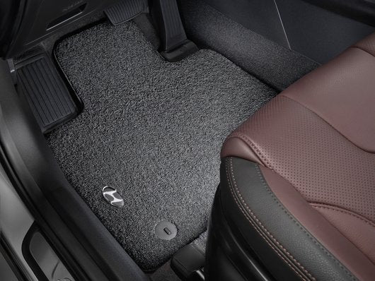 OMAC All-Weather TPE Floor Mats For Hyundai Santa Fe 2001-2006 – Black, 4-Piece Set