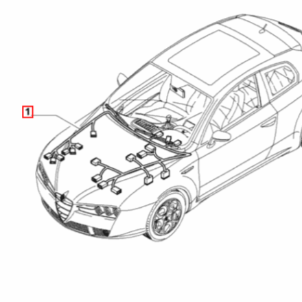 Wiring Loom - Alfa Romeo Brera & Spider | 50516270