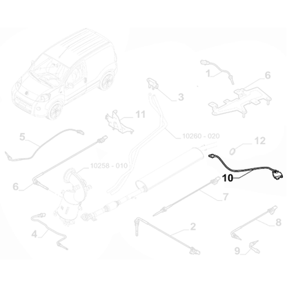 Genuine Particle Sensor - Fiat Fiorino / Doblo | 46345725