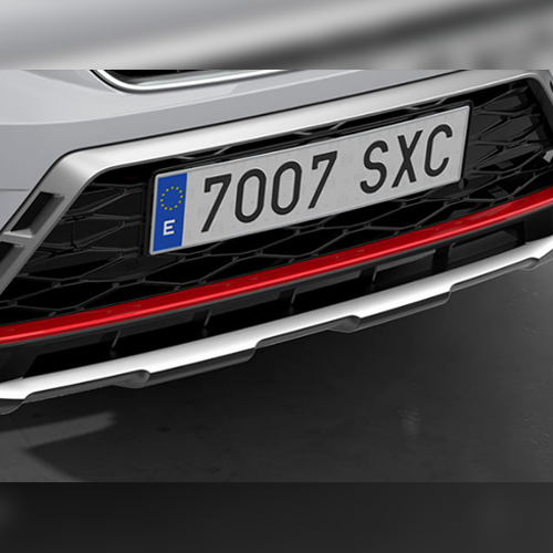 Genuine Front Bumper Trim - Red - SEAT Ateca 2017-2020 | 575071365S3H