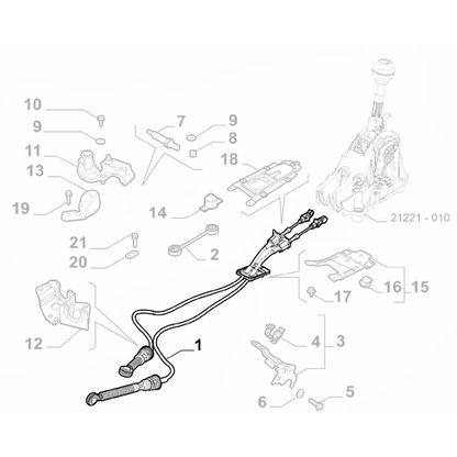 Genuine Transmission Wire - Fiat 500X / Jeep Renegade | 55266370