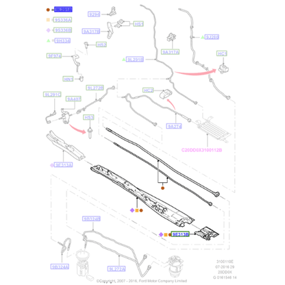 Genuine Fuel Tube - Ford Mondeo CA2 2010-2012 | 1681824