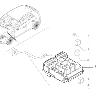 Genuine Control Unit - Fiat Bravo 2007-2014 | 51775685