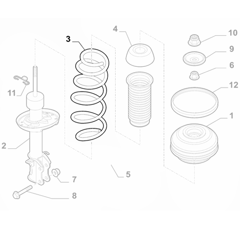 Genuine Spring - Fiat | 51920936