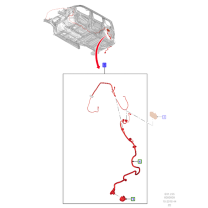 Genuine Tow Bar Wiring Kit - Ford Transit Tourneo Connect 2018- | 2321258