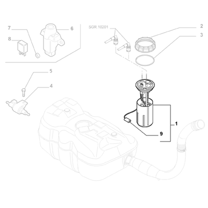 Genuine Fuel Pump - Fiat Ducato 2006-2014 | 1395405080