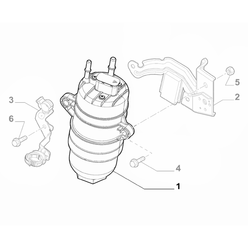 Genuine Fuel Filter - Fiat Ducato Diesel 2018-Onwards | 52199100