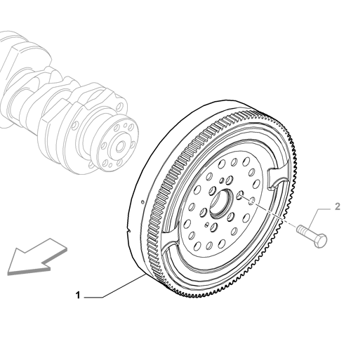 Genuine Flywheel - 1.4 Fiat 500L / Tipo / Doblo | 46341563