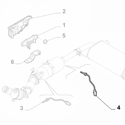 Genuine DPF / Exhaust Sensor - Fiat Ducato 2014-2022 2.3 | 55272702
