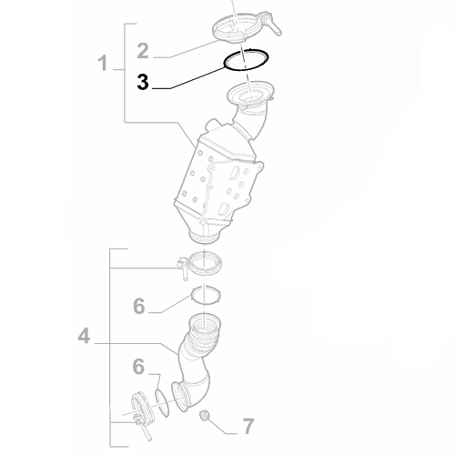 Genuine Heat Exchanger Gasket - Alfa Romeo Giulietta 1.6 | 55252561
