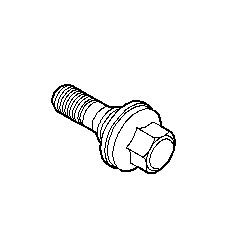 1x Genuine Wheel Bolt - Fiat 600 / Doblo / Scudo | 9644576680