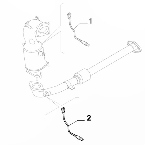 Genuine Lmbda Probe - Fiat 500L / 500X / Tipo / Doblo | 55283961