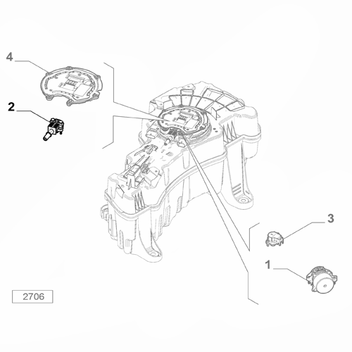 Genuine Adblue Tank Repair Kit - Alfa Romeo / Fiat / Jeep | 77368537