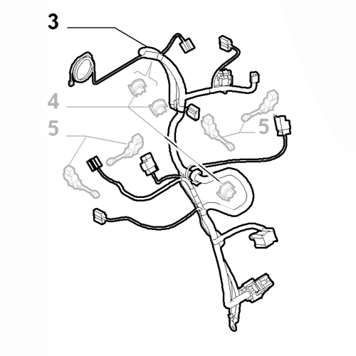 Genuine Air Conditioning Harness - Fiat / Abarth Punto | 77365558