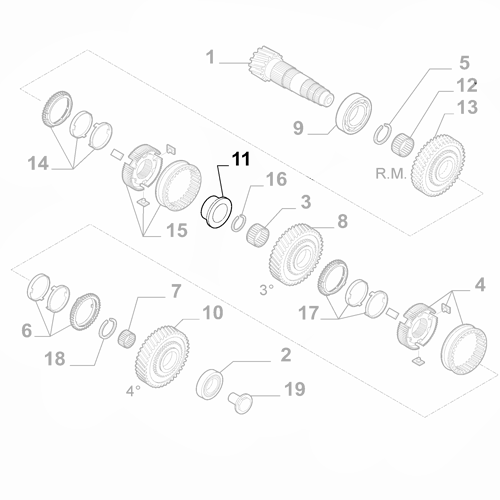1x Genuine Gear Spacer - Fiat Ducato 2006-Onwards | 55265061