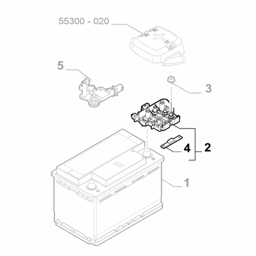 Genuine Battery Control Unit - Fiat 500X | 51988592