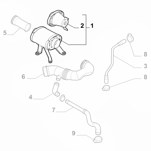 Genuine Air Filter - Abarth 500 2012-2017 | 52009441