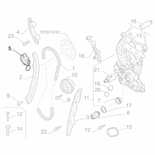 Genuine Chain Stretcher - Fiat 500 / 500X / Panda | 46354833