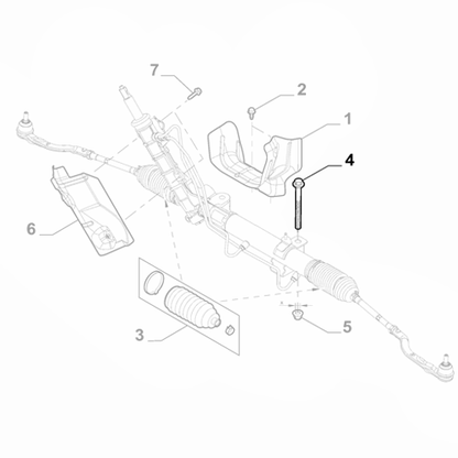 1x Genuine Steering Rack Screw - Fiat Talento 2016-2021 | 6000619534