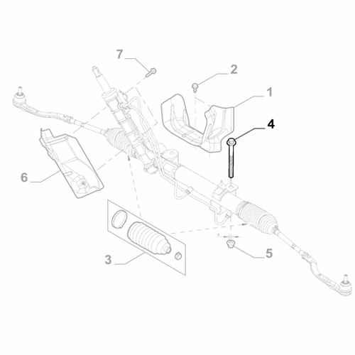 1x Genuine Steering Rack Screw - Fiat Talento 2016-2021 | 6000619534