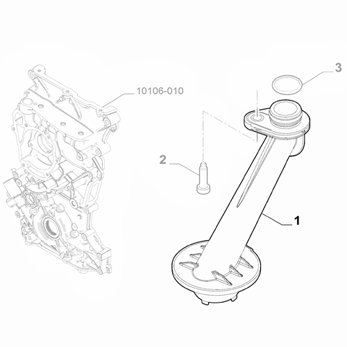 Genuine Oil Pump Intake Hose - Fiat 500X / Jeep Renegade 1.0 Petrol | 55282251