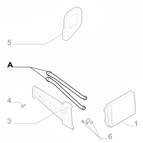 Genuine Radiator Pipes - Fiat 500 2015-Onwards | 77368851