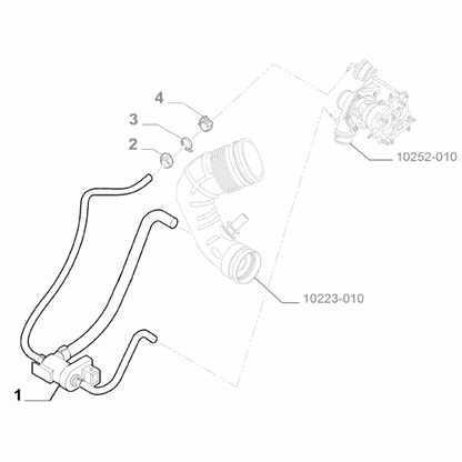Genuine Turbo Boost Valve - Abarth 500 2008-2024 | 51896305