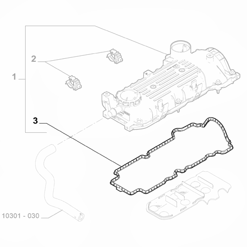 Genuine Cylinder Head Gasket - Fiat 500 / Panda | 7090228