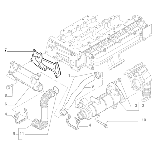 Genuine Timing Case Cover Gasket - Fiat Ducato 2006-2014 3.0 | 504130519