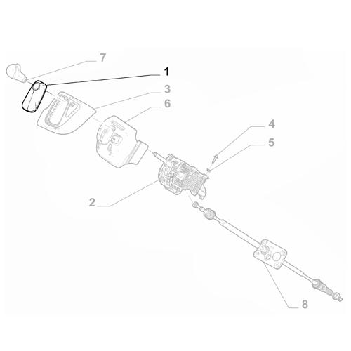 Genuine Gearstick Boot - Fiat Ducato 2.2 8 Speed Automatic RHD | 735762548