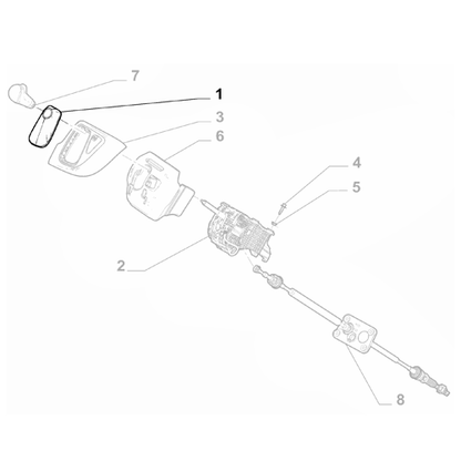 Genuine Gearstick Boot - Fiat Ducato 2.2 8 Speed Automatic RHD | 735762548