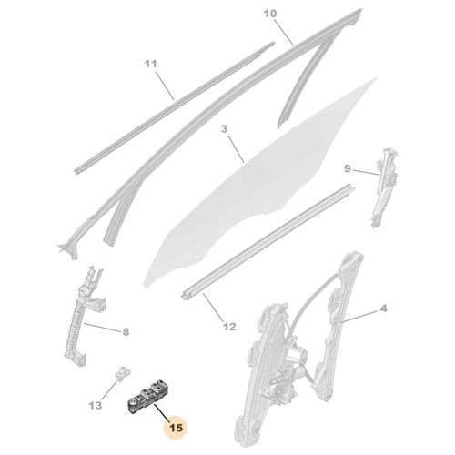 Genuine Window Control Switches - Peugeot | 96788264ZD