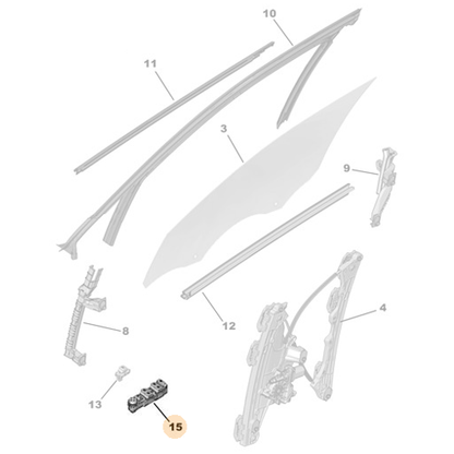 Genuine Window Control Switches - Peugeot | 96788264ZD