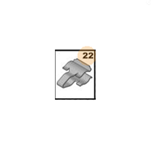 Genuine Exhaust Metal Clip - Peugeot Citroen | 1608934780
