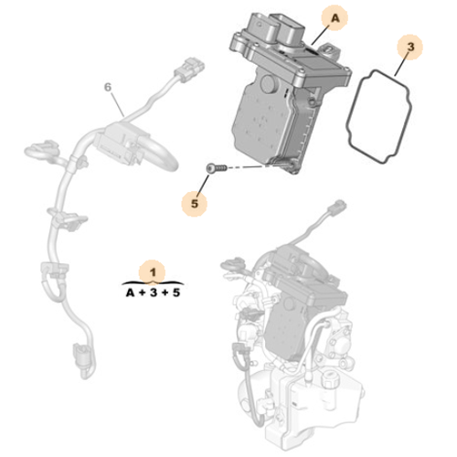 Genuine Gear Selection Module - Peugeot 3008 / 5008 | 1608312180