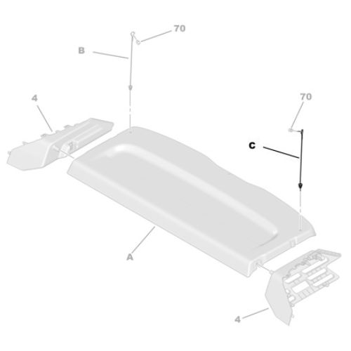 Genuine Parcel Shelf String - Vauxhall Corsa 2019- | 1695196680
