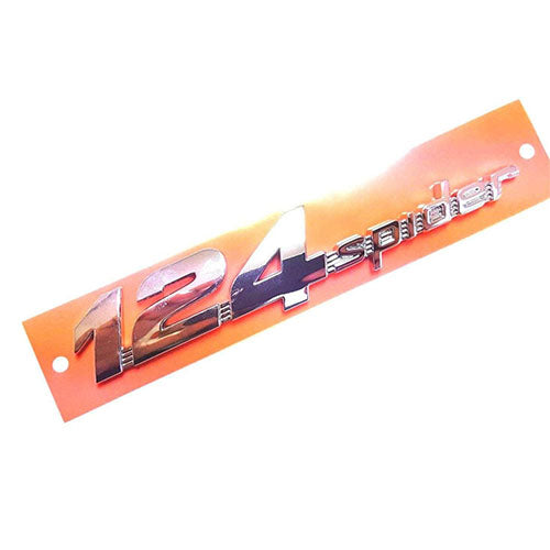 Badge "124 Spider" Chrome Effect - Fiat 124 Spider | 6000615475