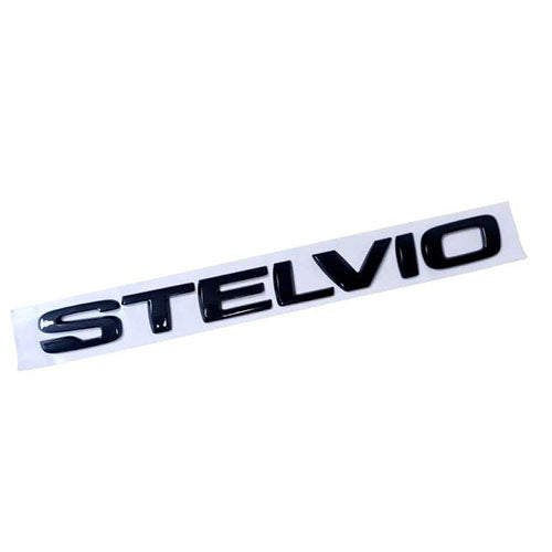 Badge 'Stelvio' Gloss Black - Alfa Romeo | 50556833