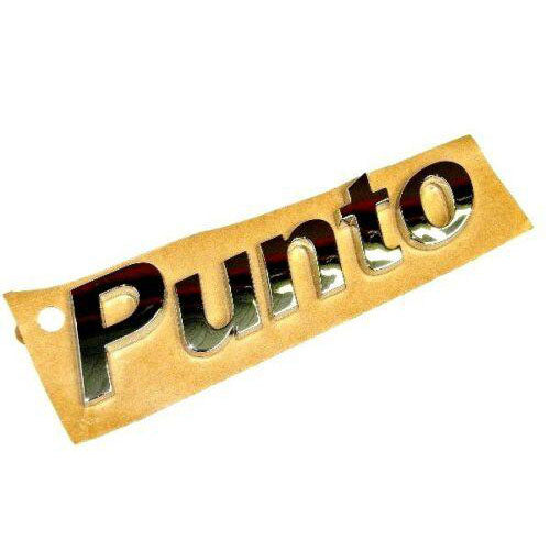 PUNTO Emblem / Badge - Fiat Punto 1999-2005 Chrome Effect | 6001072828
