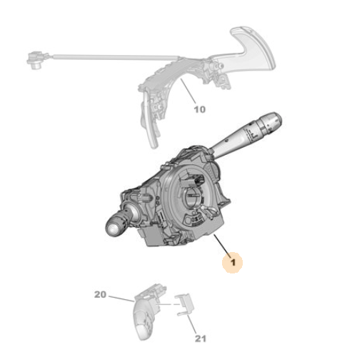 Genuine Steering Wheel Stalks - Citroen C5 Aircross | 98312669ZD