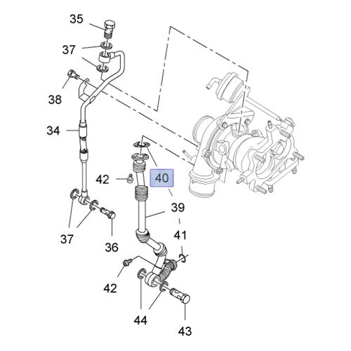 Gasket - Vauxhall Astra / Combo / Vectra / Zafira | 55196740