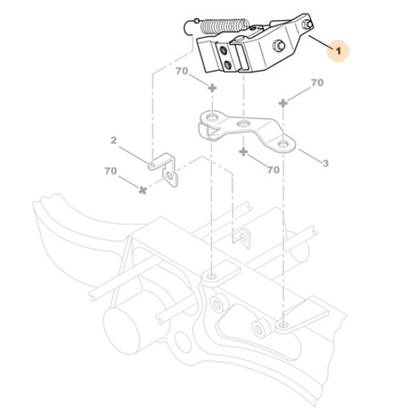 Genuine Brake Pressure Regulator - Citroen Berlingo / Peugeot Partner | 486177