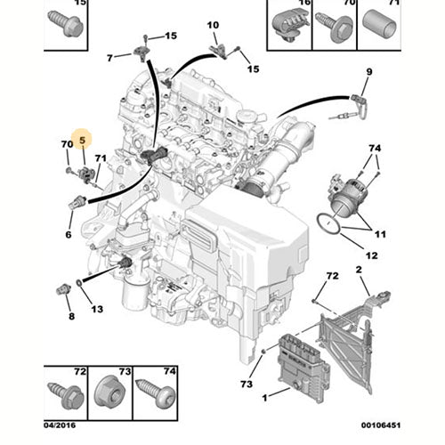Crank Sensor - Peugeot Expert | 9674265980