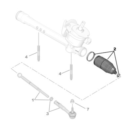 Genuine Steering Gaiter Kit - Vauxhall Crossland | 1631056880