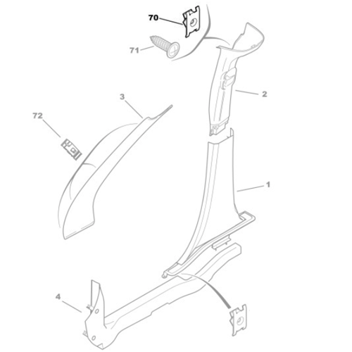 Genuine Metal Clamp - Citroen Nemo / Relay III | 8331JW