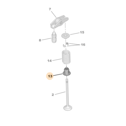 Genuine Valve Stem Seal - Peugeot 2008 / 5008 / Rifter | 1692287480