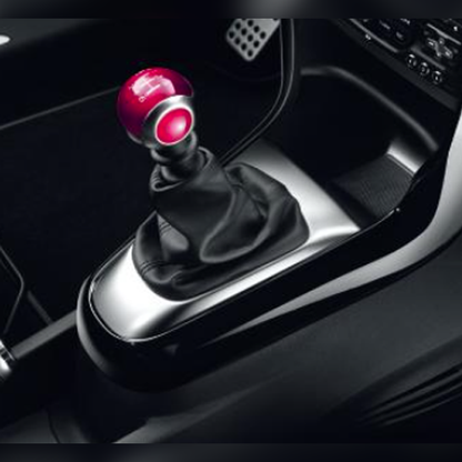 Genuine Aden Red 6-Speed Gear Knob - Citroen C3 / DS 3 | 2403GG