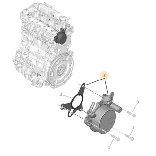 Genuine Vacuum Pump - Peugeot Traveller / 308 / 5008 - 2.0 Diesel | 9674192280