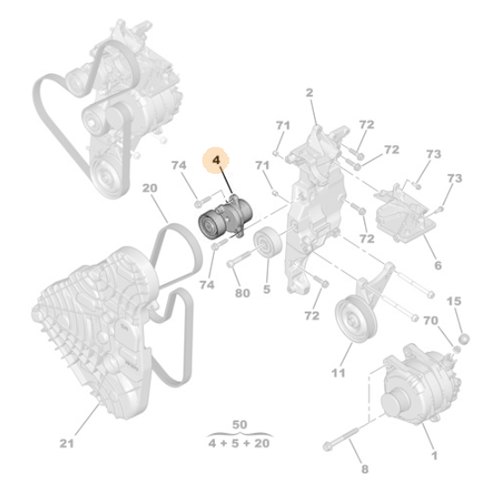 Genuine Belt Tensioner Roller - Citroen Relay III 2.2 Diesel | 1638028780